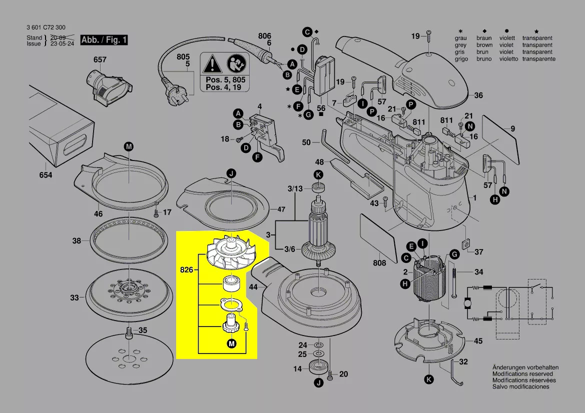 ventilateur + entrainement plateau réf. 1 600 A02 30T Bosch